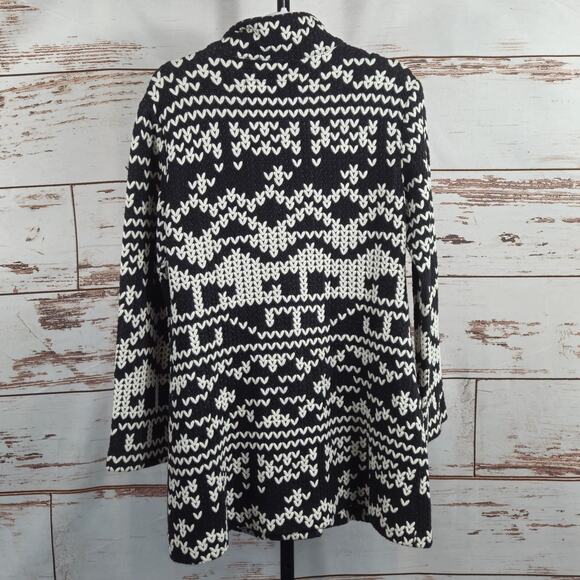 Anthropologie Tabitha Knit Long Sweater Coat Jacket Size Large - Picture 3 of 7